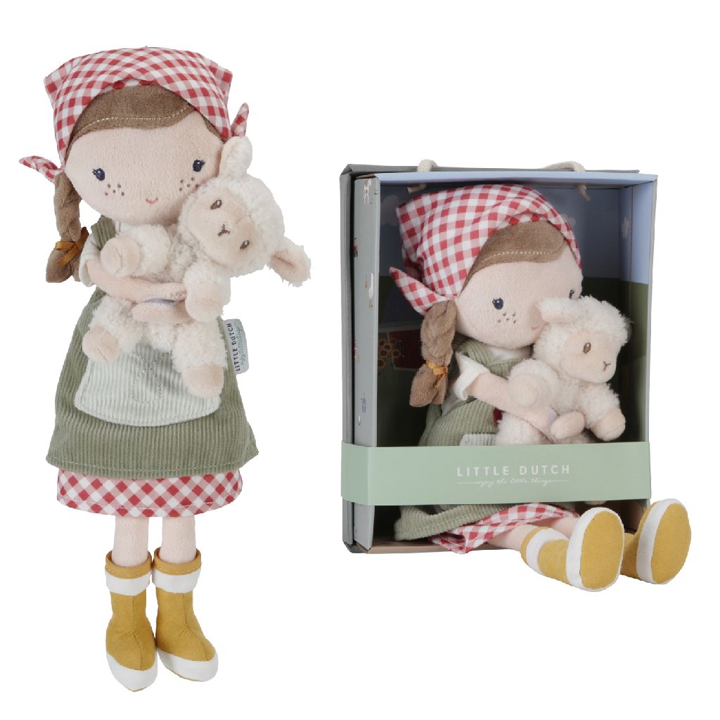 Little Dutch Little Farm Rosa Schaap 35cm