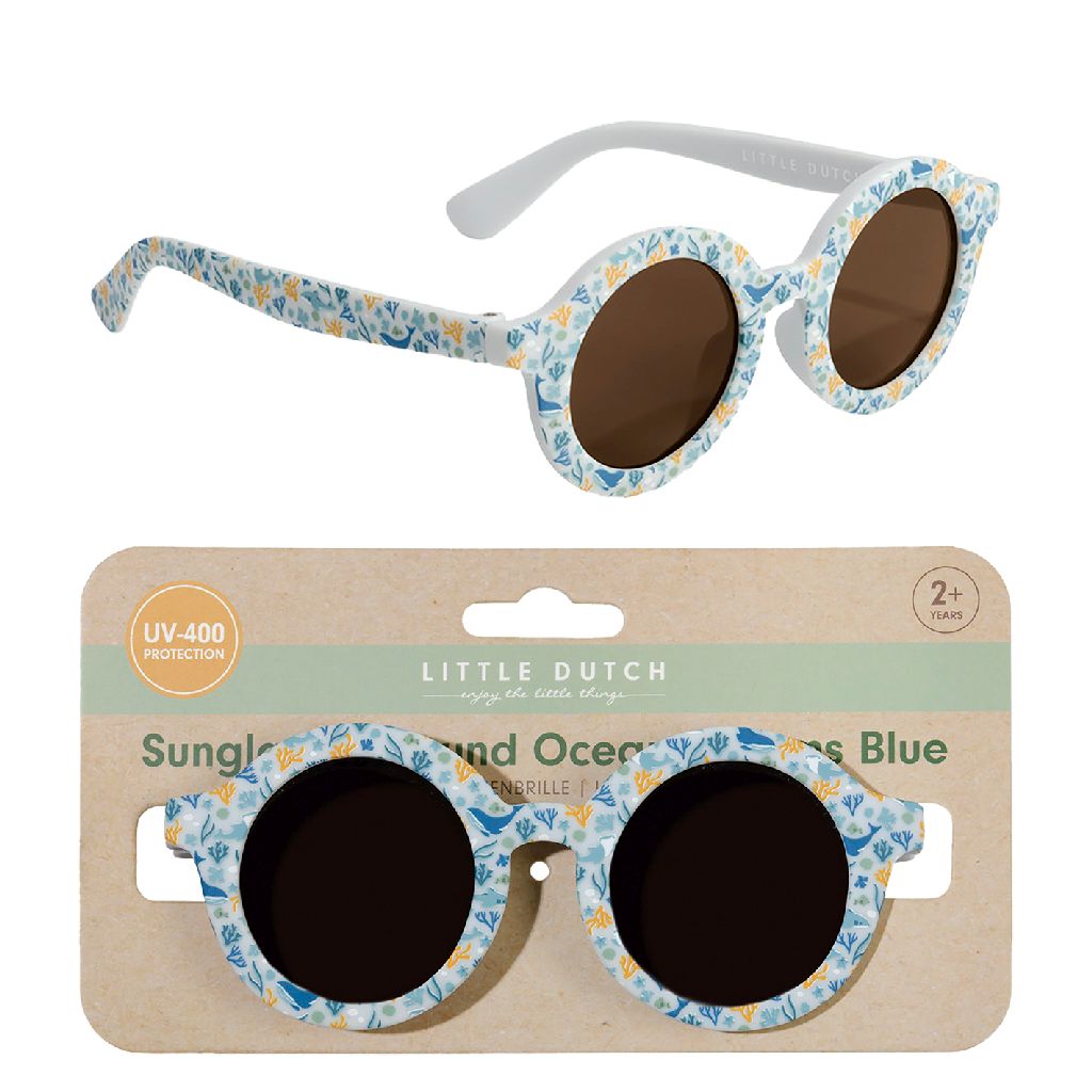 Little Dutch Ocean Dreams Kinderzonnebril Blauw