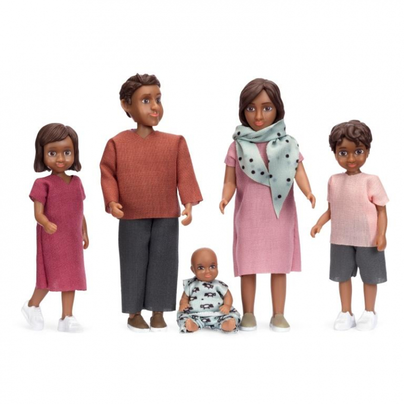 Lundby Set - Poppenhuisfamilie 'Nikki' (5-Delig)