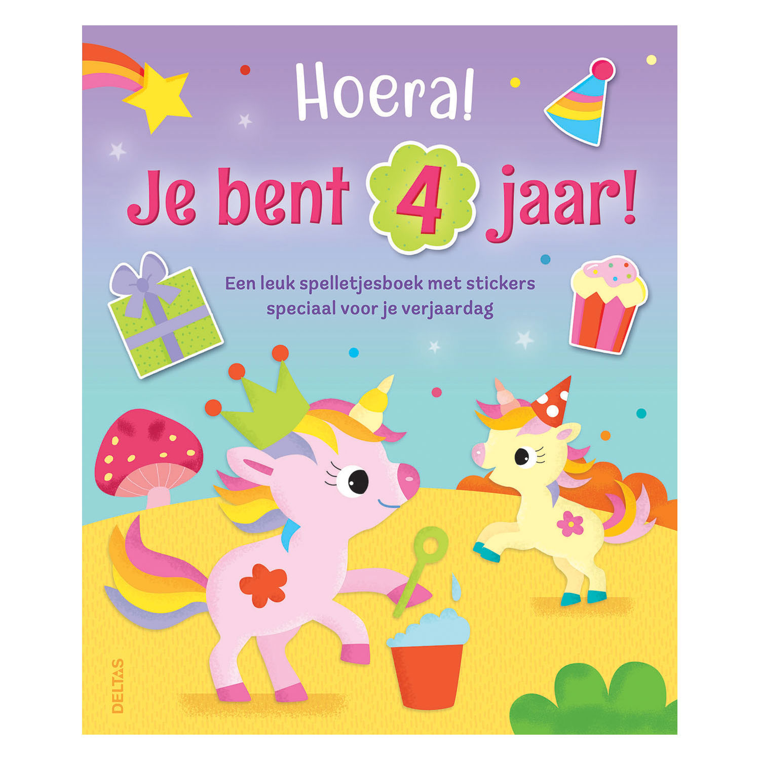 Hoera! Je bent 4 jaar! Eenhoorns