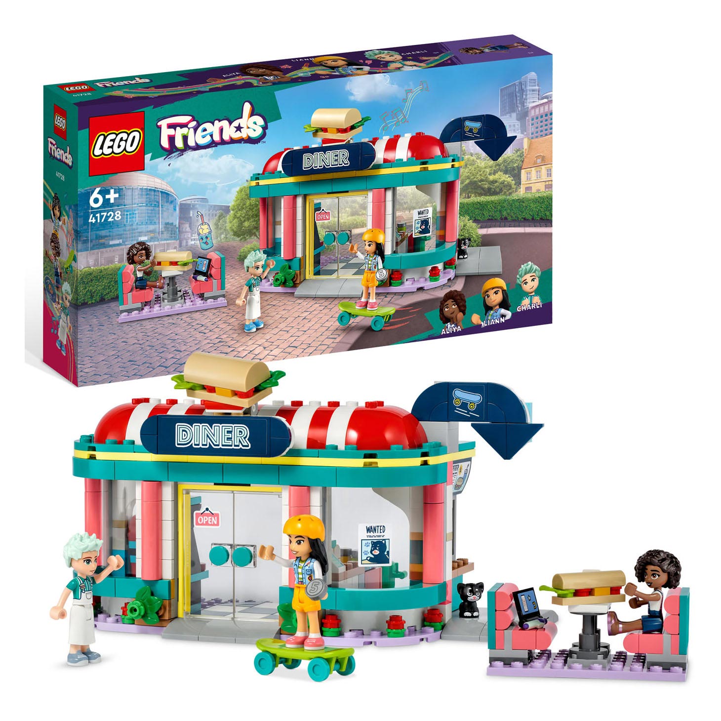 LEGO Friends 41728 Heartlake Restaurant in de Stad