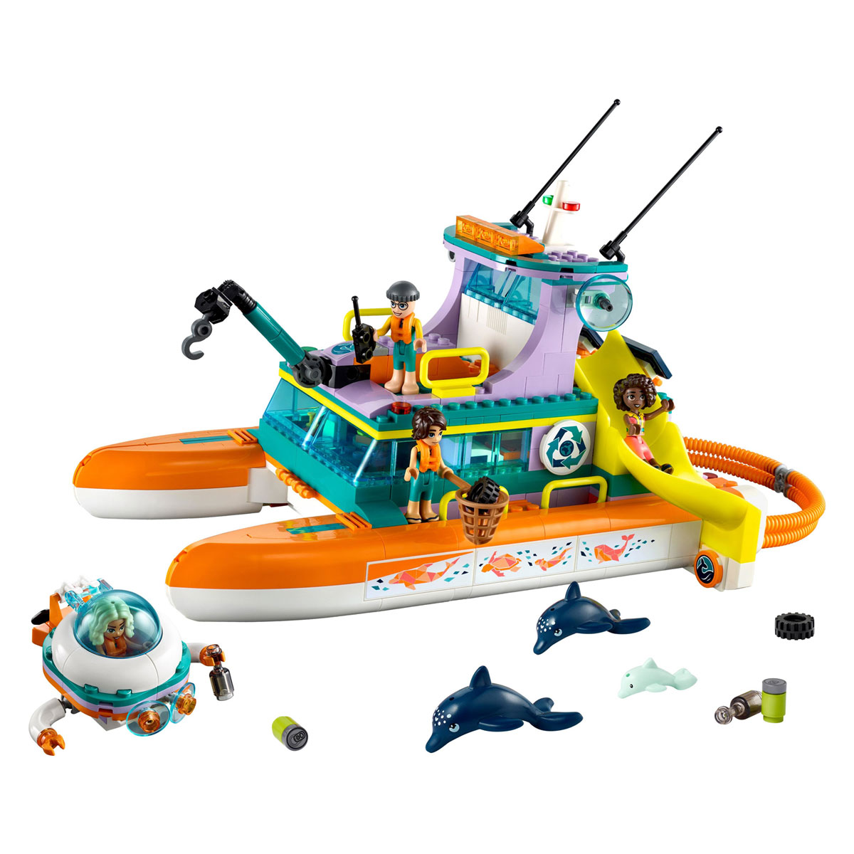 LEGO Friends 41734 Reddingsboot op Zee