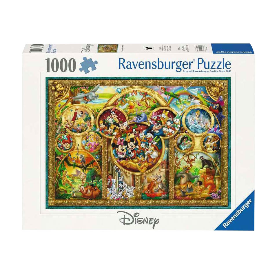 Legpuzzel Mooiste Disney Thema's, 1000st.