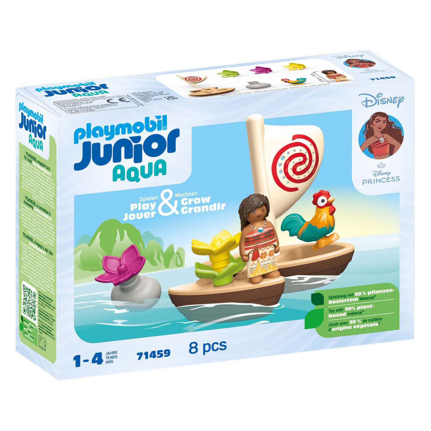 Playmobil Junior & Disney Vaiana's Catamaran - 71459