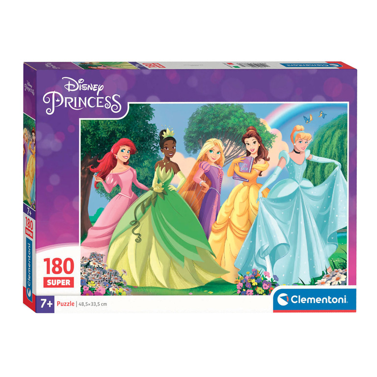 Clementoni Legpuzzel Super Color Disney Prinses, 180st.