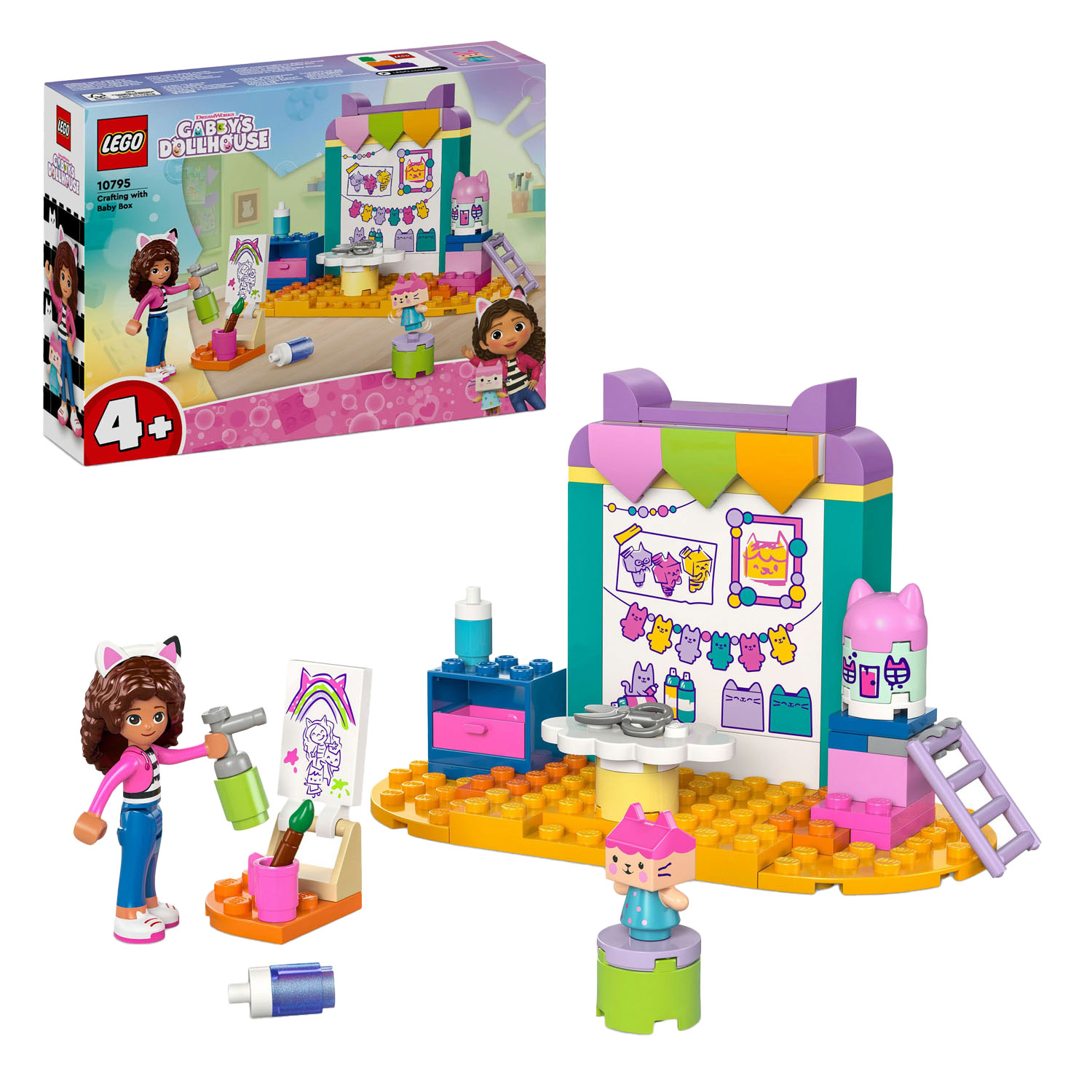 LEGO Gabby's Poppenhuis 10795 Knutselen met Babykitty