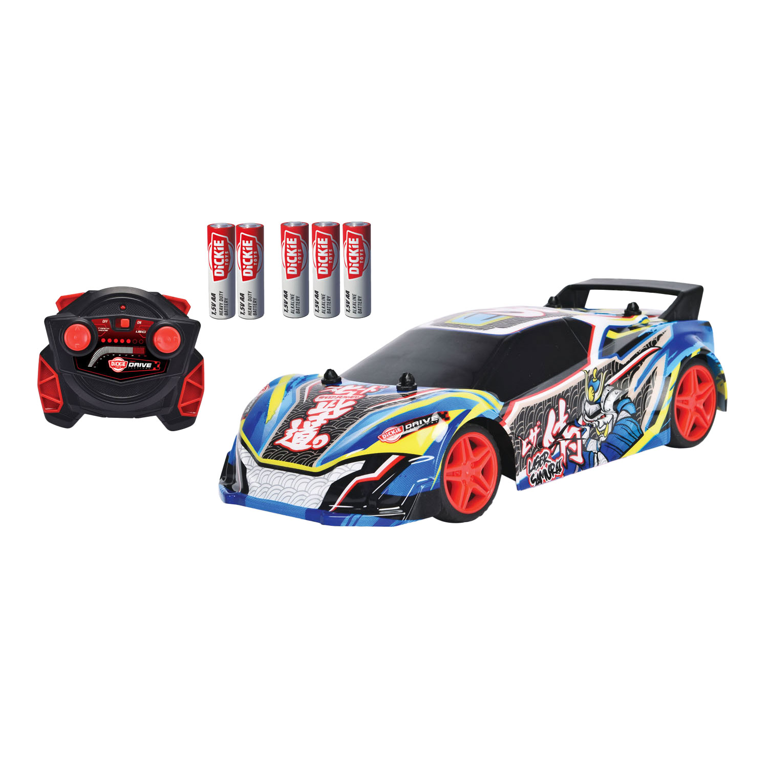 Dickie RC Bestuurbare Auto Laser Samurai RTR