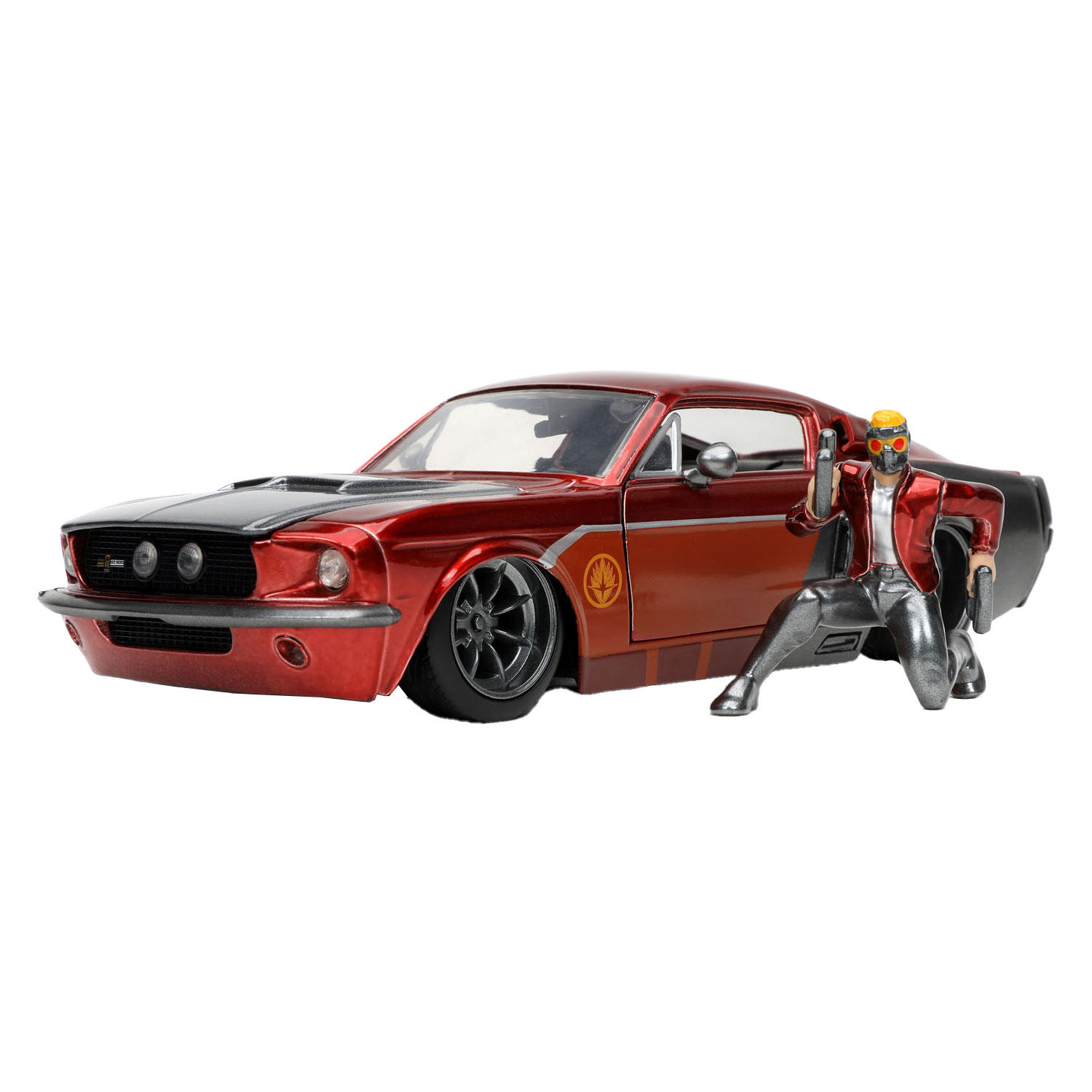 Jada Die-Cast Marvel Star Lord 1967 Ford Mustang 1:24