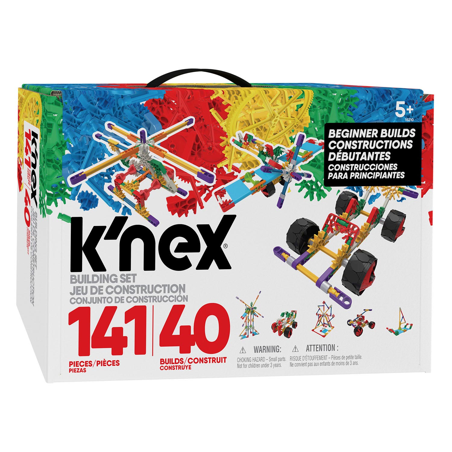 K'Nex Classics - Beginner 40 Modellen Bouwset, 141dlg.