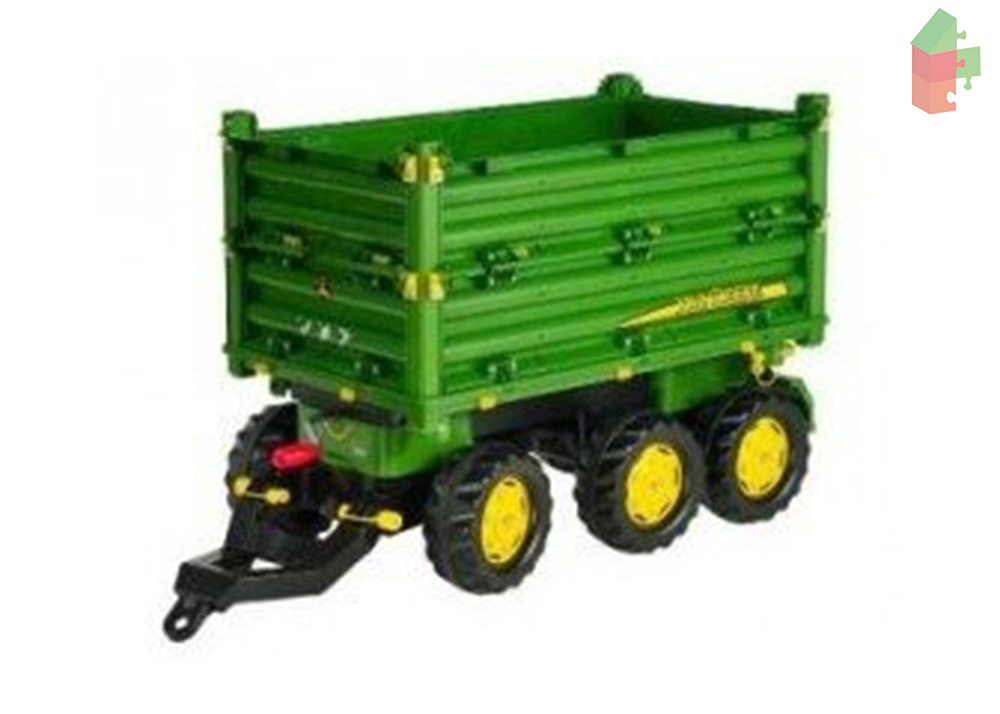 Rolly Toys Multi Trailer John Deere 3-Assig