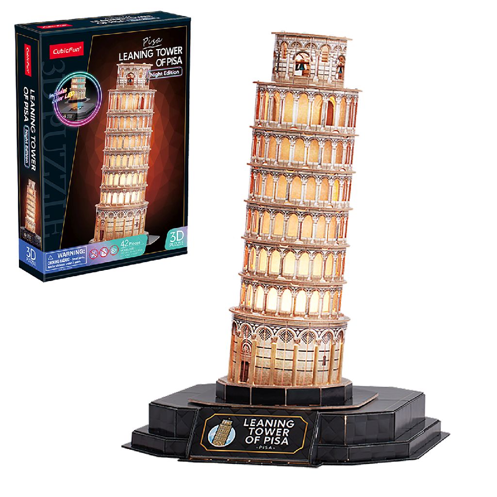 Cubic Fun 3d Puzzel Pisa LED