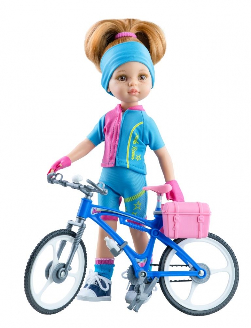 Paola Reina Pop Amigas Profesiones Dasha Met Fiets (32Cm)