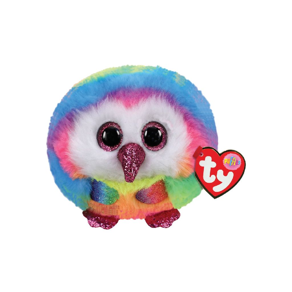 Ty Teeny Puffies Owen Owl 10cm