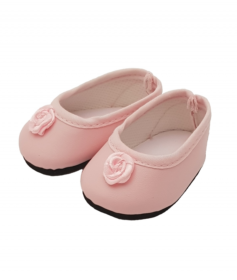 Paola Reina Poppenschoenen Roze Met Roosje, Soy Tu