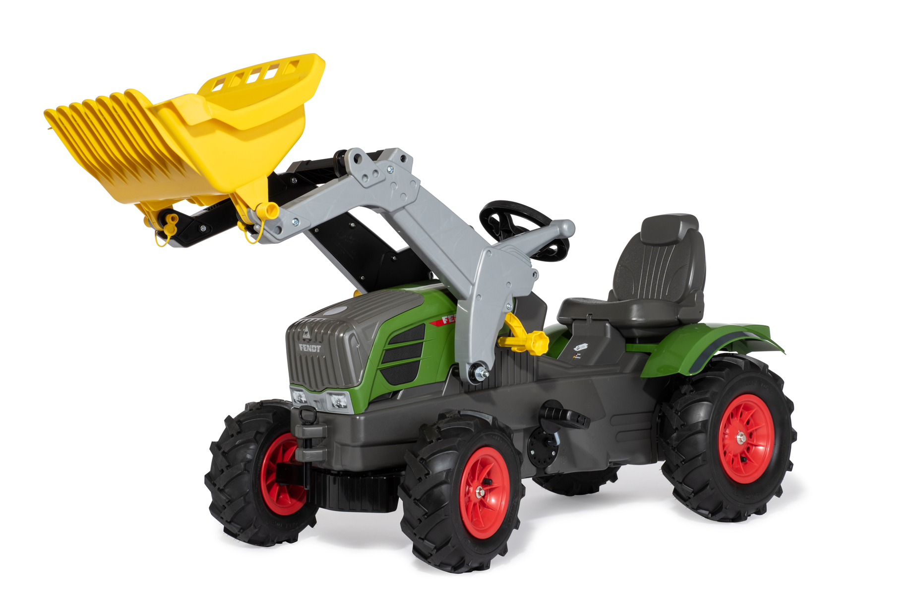 Rolly Toys traptrekker Farmtrac Fendt 211 Vario met voorlader en luchtbanden