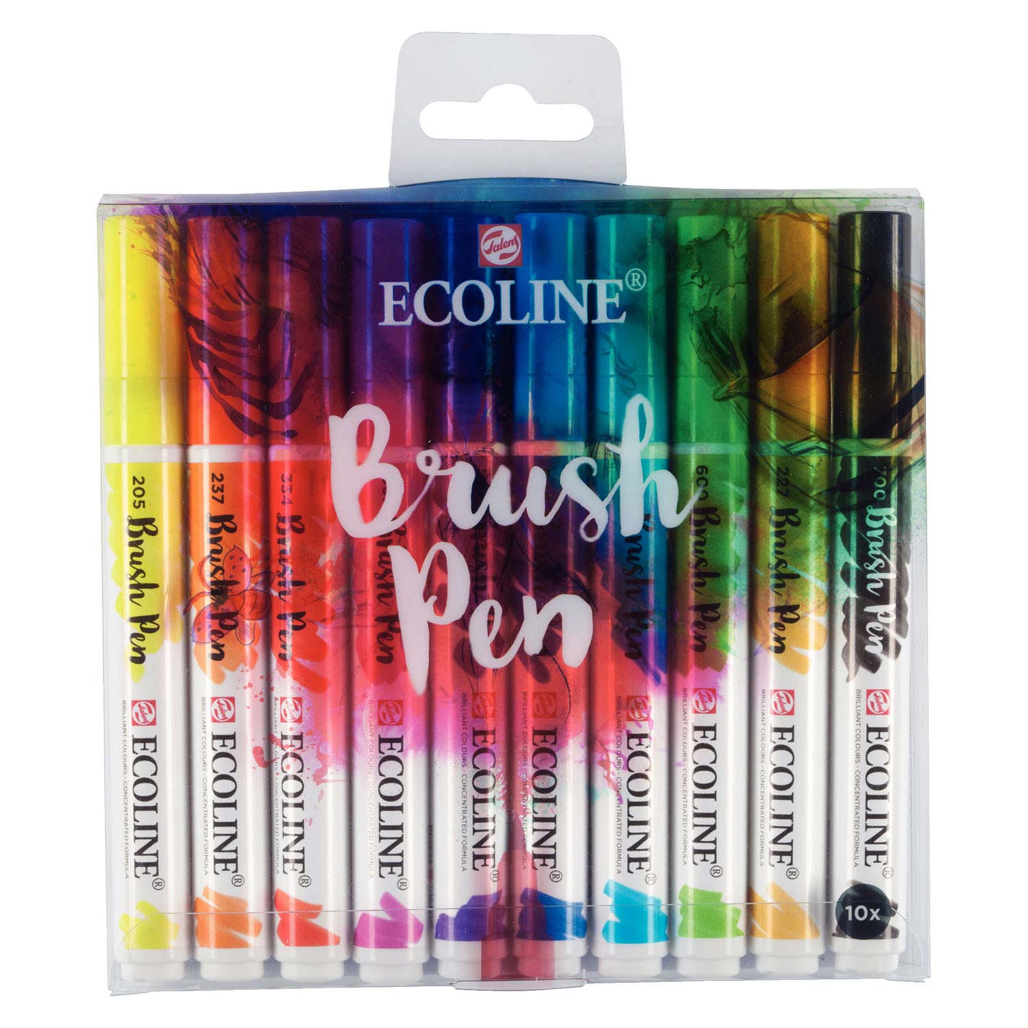 Talens Ecoline Brush Pen, 10st.