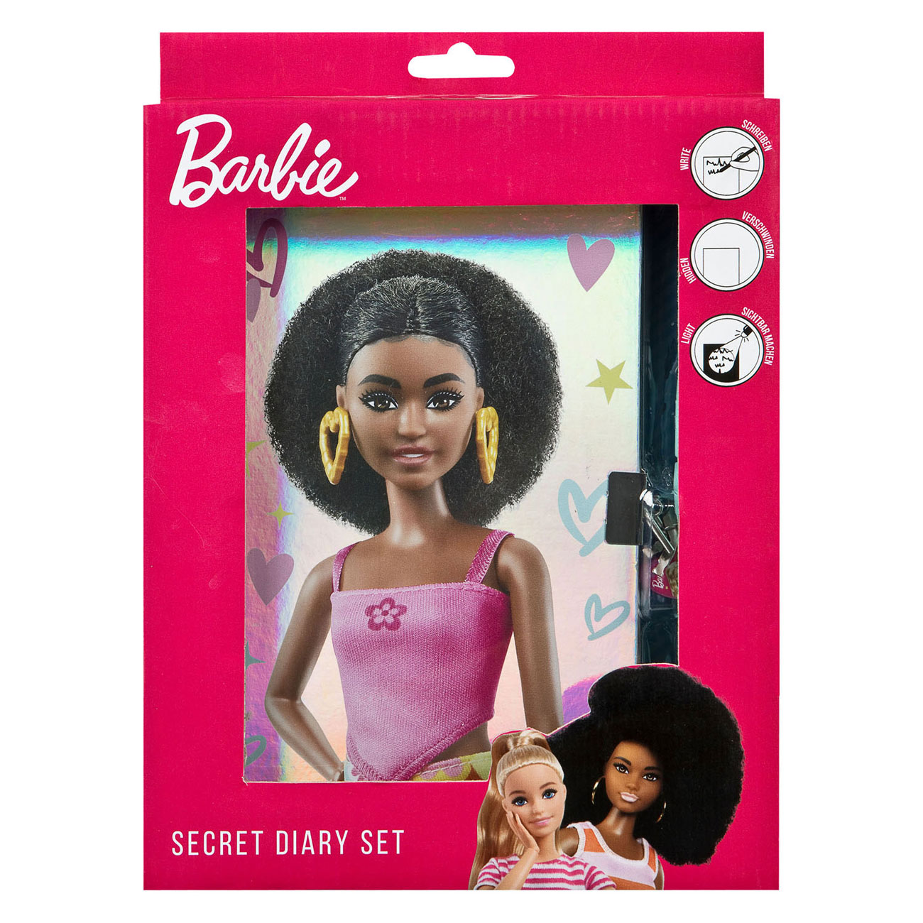 Geheim Dagboek Barbie met UV-pen