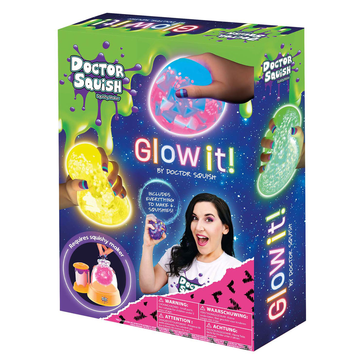 Doctor Squish - Squishy Pack Navulling Neon Editie