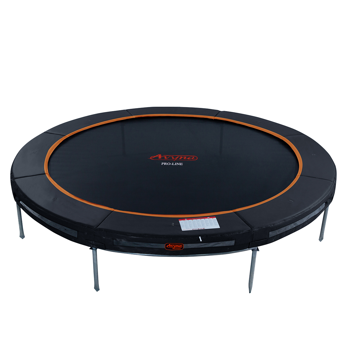 Avyna Trampoline InGround Ø365 | Zwart