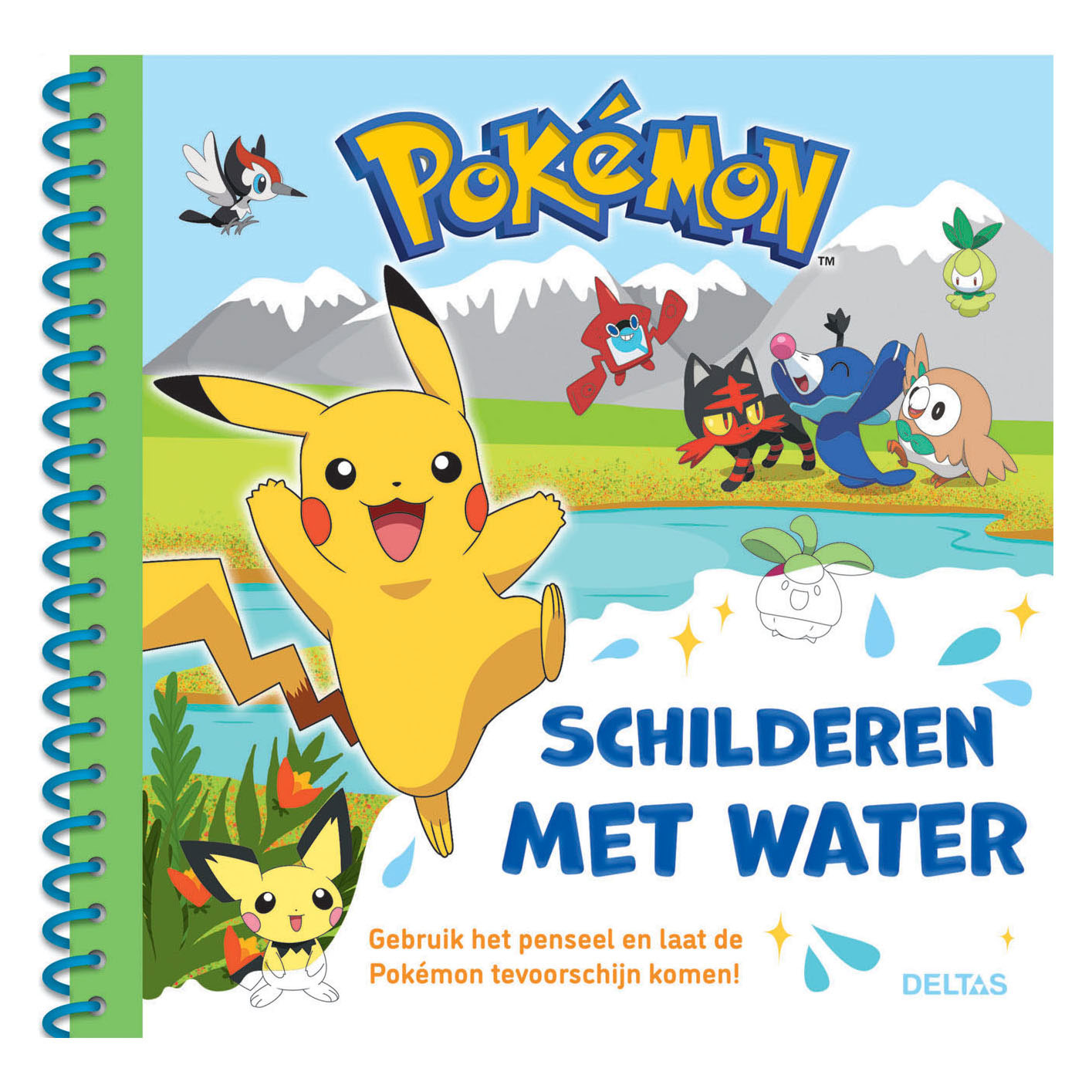 Pokémon Schilderen met Water Deel 1 (Groen)