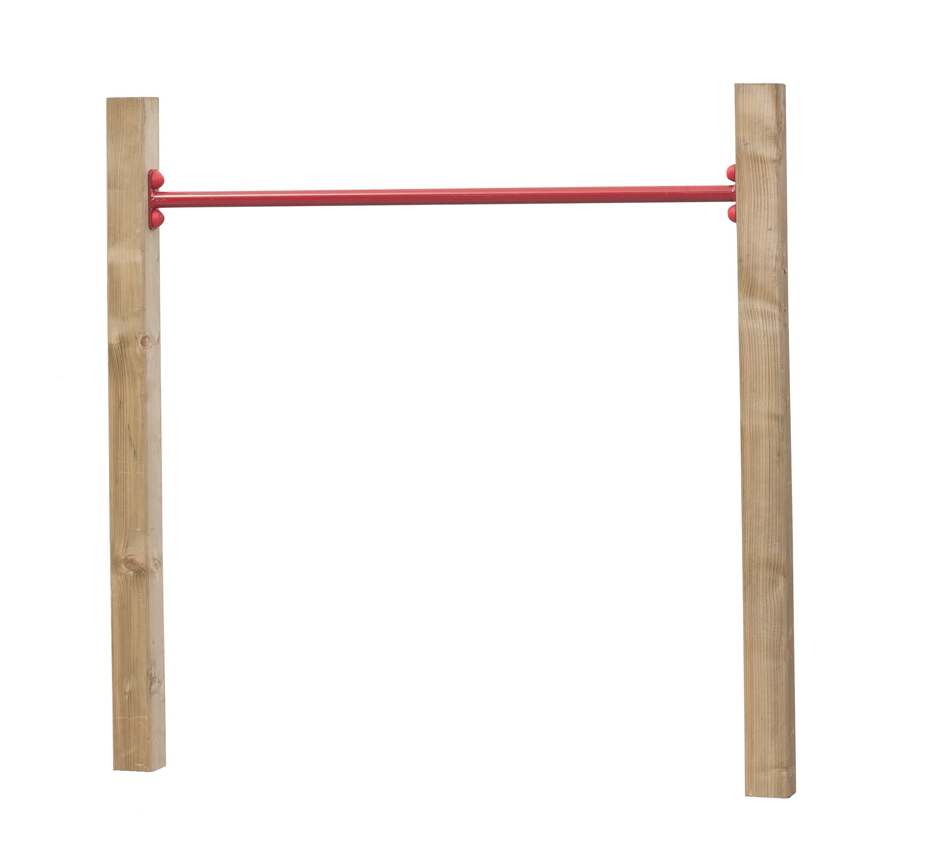 Houten Duikelrek enkel - Rood