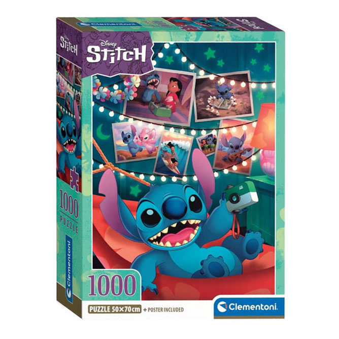 Clementoni Legpuzzel Disney Stitch, 1000st.