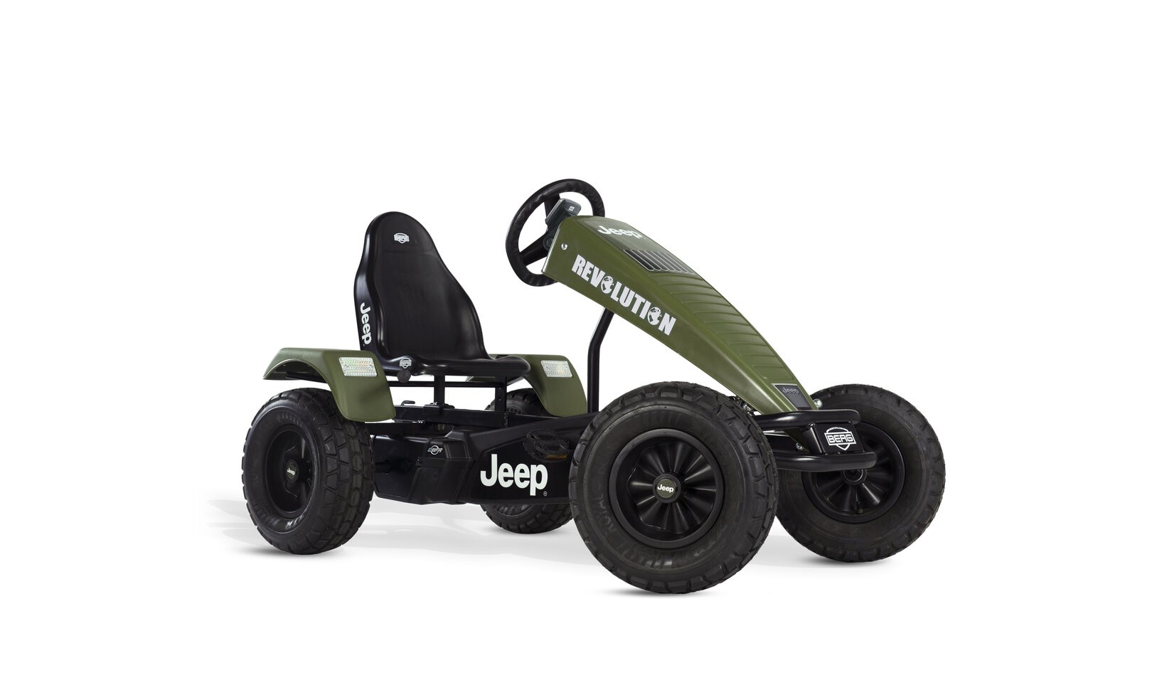 Skelter Jeep® Revolution Pedal Go-Kart E-BFR XXL groen