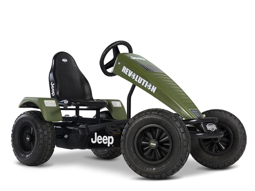 Skelter Jeep® Revolution pedal go-kart XXL BFR groen