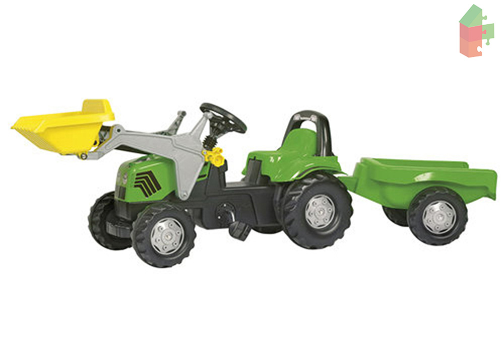 Rolly Toys Deutz Met Voorlader En Aanhanger