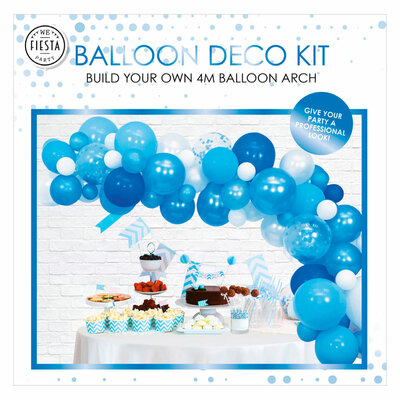 Ballonnen Boog Set Blauw