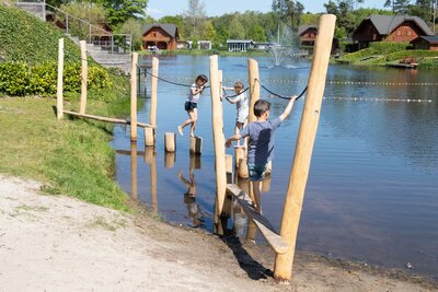 Robinia Balanceerstructuur voor openbaar gebruik 730cm x 260cm