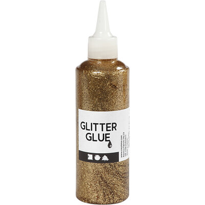 Glitterlijm Goud, 118ml