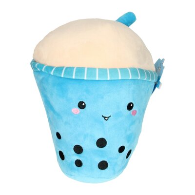 Bubble Tea Pluche Blauw, 28cm