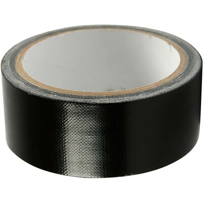 Duct Tape Zwart, 25m