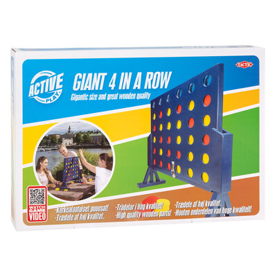 Giga 4 in een Rij Houten Spel XL