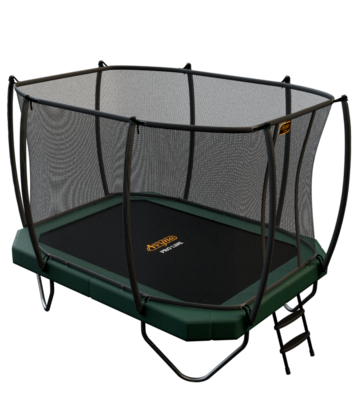 Avyna Trampoline Opbouw 305x225 (223) met net – Groen