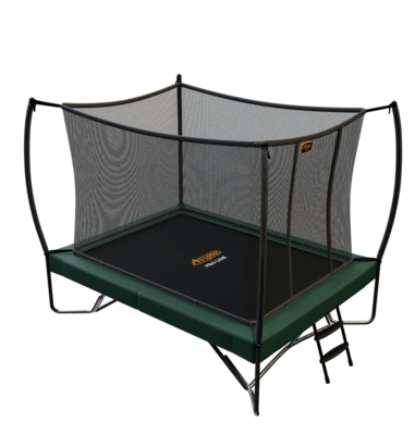 Avyna Trampoline Opbouw 275x190 (213) met net – Groen