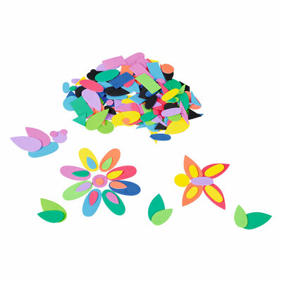 Colorations - Zelfklevende Foam Figuren Stickers, 1000st.