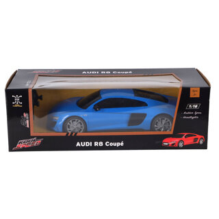 Radiografisch bestuurbare auto audi 1:16 2.4g r8 coupé blauw