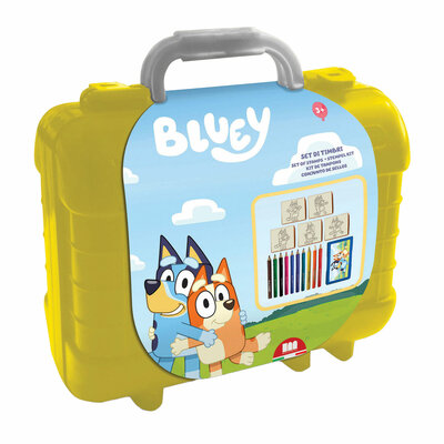 Bluey Reis Stempel- en Kleurkoffer