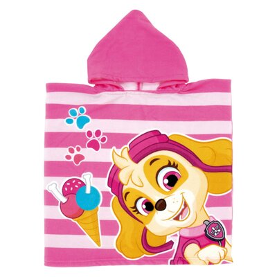 Poncho PAW Patrol Roze, 55x110cm