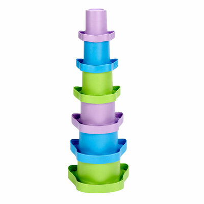 Green Toys Mijn Eerste Stapelbekers, 6dlg.