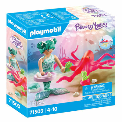 Playmobil Princess Magic Zeemeermin met Van Kleur Veranderende Octopus - 71503