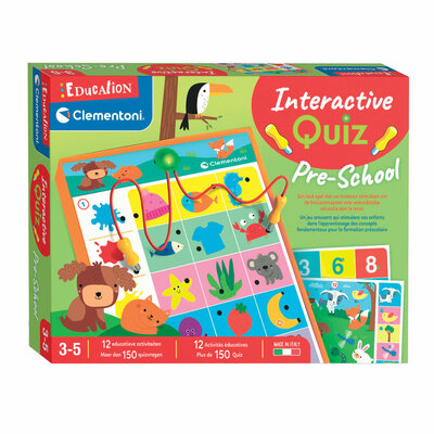 Clementoni Education - Interactieve Quiz Pre-school Leerspel