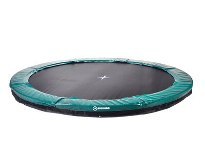 Trampoline Randkussen Inground 430 Cm, Extra, Groen (elfje)