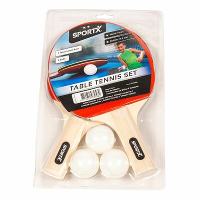 SportX Tafeltennis set incl. Ballen in Blister **