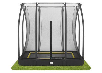 Trampoline Salta Comfort Edition Ground - 214x153cm - Rechthoekig Zwart