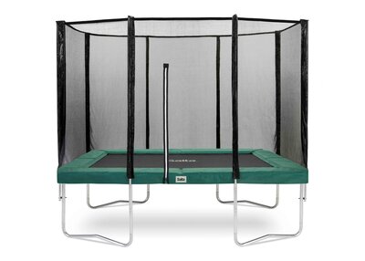 Trampoline Salta Combo - 214x153cm - Rechthoekig Groen