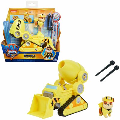 Paw Patrol The Movie Deluxe Basic Vehicle Rubble