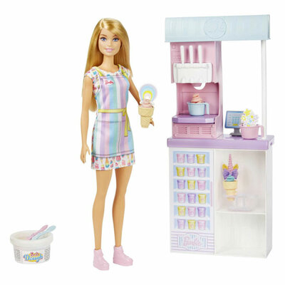 Barbie Ijskraam Winkel Speelset